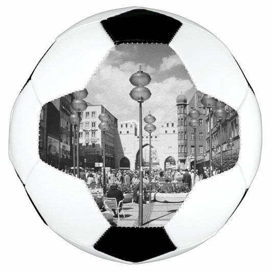Vintages Deutschland München Towngate Karistor Lar Fußball (Vorderseite)