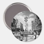 Vintages Deutschland München Towngate Karistor Magnet (Vorderseite/Rückseite)