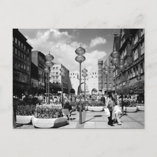 Vintages Deutschland München Towngate Karistor Postkarte