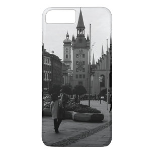 Vintages Deutschland Münchner Kirche Marienplatz Case-Mate iPhone Hülle