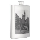 Vintages Deutschland Münchner Kirche Marienplatz Flachmann (Rechts)