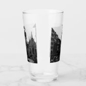 Vintages Deutschland Münchner Kirche Marienplatz Glas (Links)