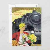 Vintages Deutschland Postkarte (Vorne/Hinten)