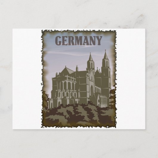 Vintages Deutschland Postkarte (Vorderseite)