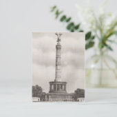 Vintages Deutschland, Siegessaule-Kolonne Postkarte (Stehend Vorderseite)