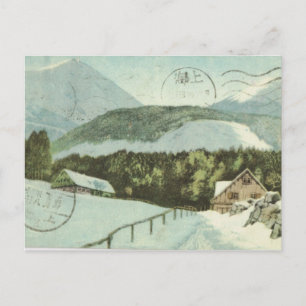 Vintages Deutschland, Skigebiet, 1926 Postkarte