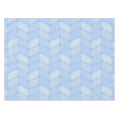 Vintages Diagonal Rectangle Baby Blue Tischdecke (Vorderseite (Horizontal))