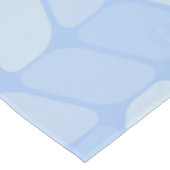 Vintages Diagonal Rectangle Baby Blue Tischdecke (Schrägansicht)