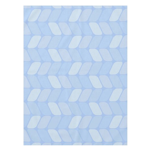 Vintages Diagonal Rectangle Baby Blue Tischdecke (Vorderseite)