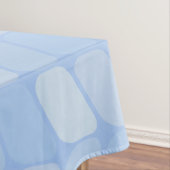 Vintages Diagonal Rectangle Baby Blue Tischdecke (Beispiel)