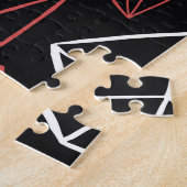 Vintages Diamantdesign, nahtlos Puzzle (Seite)