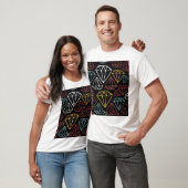 Vintages Diamantdesign, nahtlos T-Shirt (Unisex)