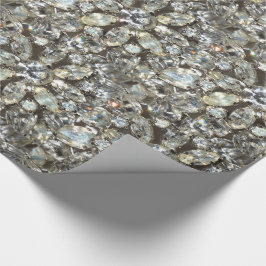 Vintages diamante de imitación-Diamant Bling Geschenkpapier
