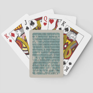 Vintages Diamantmuster Spielkarten