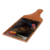 Vintages die Türkei-Ausschnitt-Brett-Paddel Schneidebrett (Ecke)