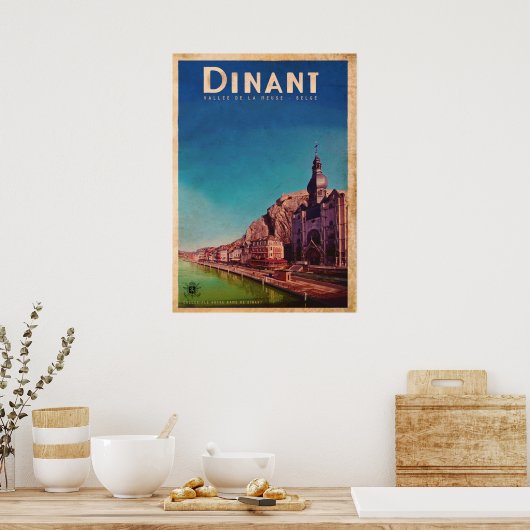 Vintages Dinant Travel Poster (Küche)