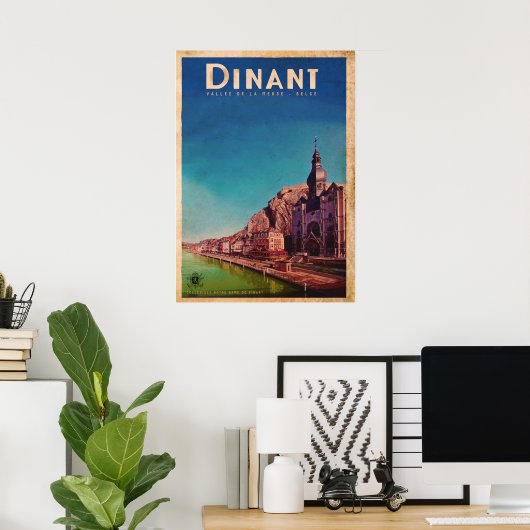 Vintages Dinant Travel Poster (Heimbüro)