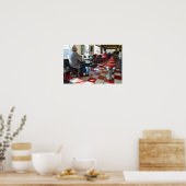 Vintages Diner Interior Poster (Küche)