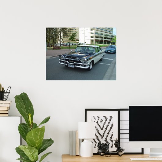 Vintages Dodge Car Poster (Heimbüro)