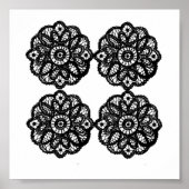 Vintages Doily Poster (Vorne)