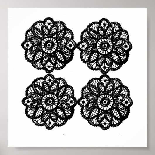 Vintages Doily Poster (Vorne)