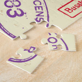 Vintages Dokument: Briefmarke Set Collection Puzzle (Seite)