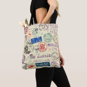 Vintages Dokument: Briefmarke Set Collection Tasche (Von Nahem)