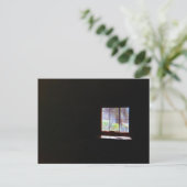 Vintages Dokumentfenster Postkarte (Stehend Vorderseite)