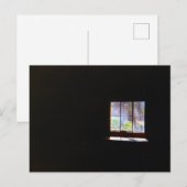Vintages Dokumentfenster Postkarte (Vorne/Hinten)