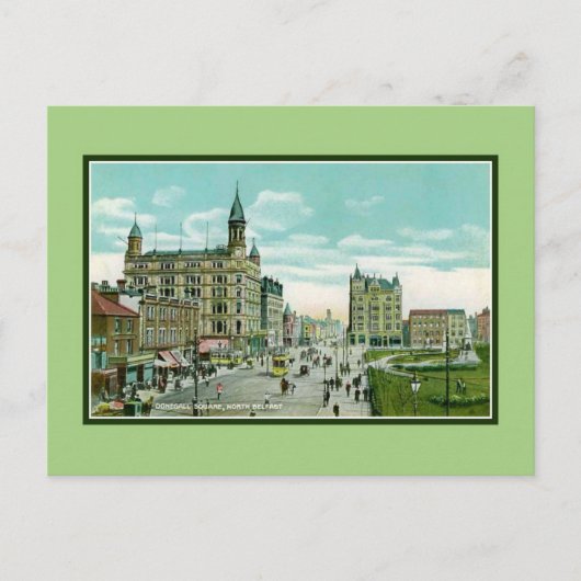 Vintages Donegall quadratisches Nordbelfast Postkarte (Vorderseite)