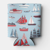 Vintages Doodle-Muster Dosenkühler (Vorderseite)