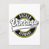 Vintages Dortmund-Logo, Postkarte (Vorderseite)