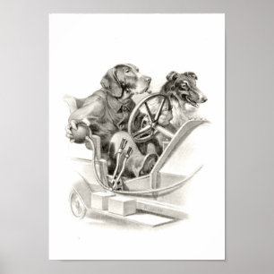 Vintages Dosenplakat Poster