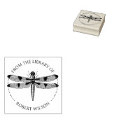 Vintages Drachenbuch aus der Bibliothek von Gummistempel (Stempel)