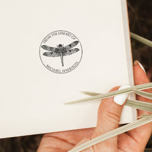 Vintages Drachenbuch aus der Bibliothek von Gummistempel