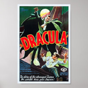 Vintages Dracula Poster