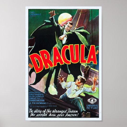 Vintages Dracula Poster (Vorne)