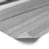 Vintages Drag Racing - Korvette am Löwenstreifen Poster (Ecke)