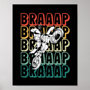 Vintages Dreck-Rad Retro-Rad Poster