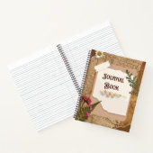 Vintages Drehpapier Notizblock (Innenseite)