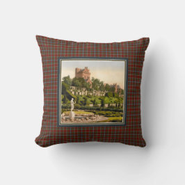 Vintages Drummond Burg Tartan Kissen