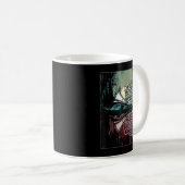 Vintages Dschungelästhetisches Horn4 Kaffeetasse (VorderseiteRechts)