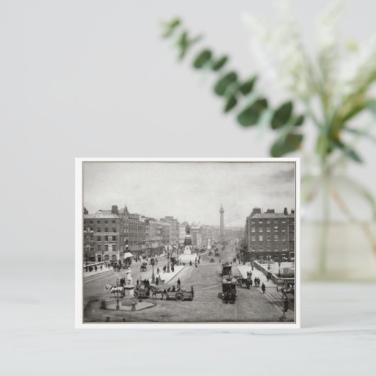 Vintages Dublin, Irland - Postkarte (Stehend Vorderseite)