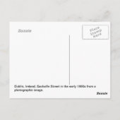 Vintages Dublin, Irland - Postkarte (Rückseite)