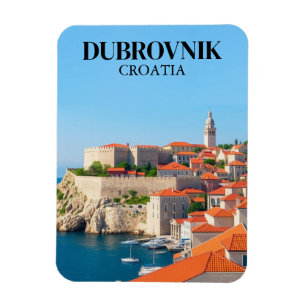 Vintages Dubrovnik Kroatien Reisen Souvenir Magnet