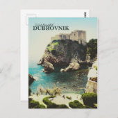 Vintages Dubrovnik Postkarte (Vorne/Hinten)