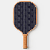 Vintages dunkelblaues Grunge amerikanisches Flagge Pickleball Schläger (Vorderseite)