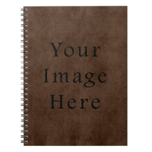 Vintages dunkelbraunes Espressopapier Notizblock