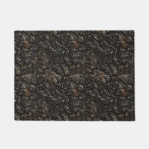 Vintages, dunkelbraunes Glattleder