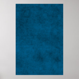 Vintages dunkles blaues Papierpapier Personalisier Poster